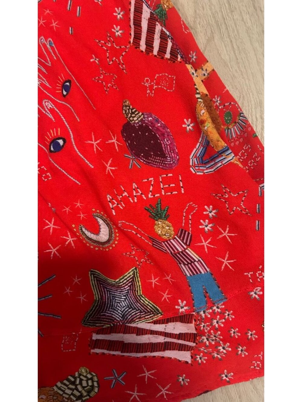 FARM Rio Red Printed Maxi Dress - Picture 11 of 13